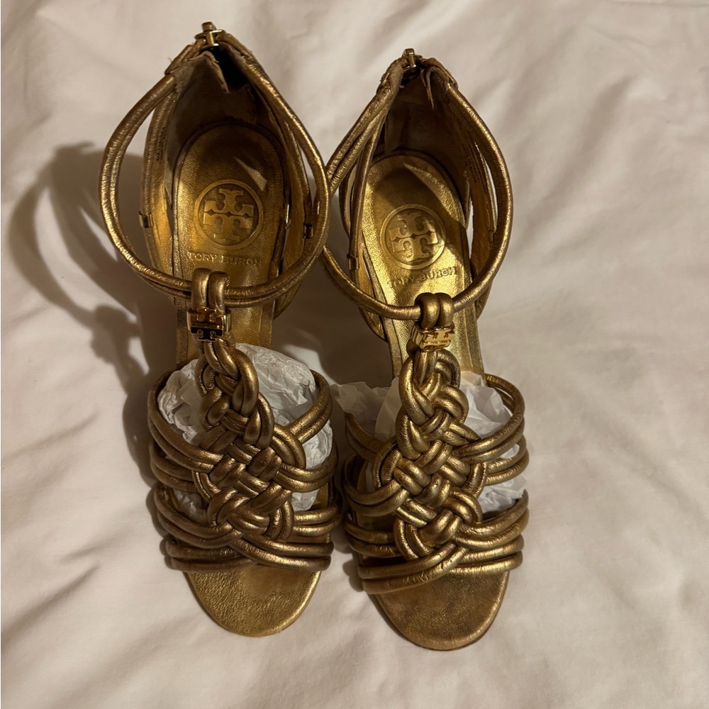 Tory Burch Women's Gold Sandals